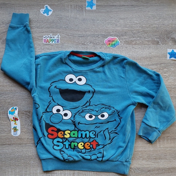 Next Cookie Monster sweatshirt - Picture 3 of 16